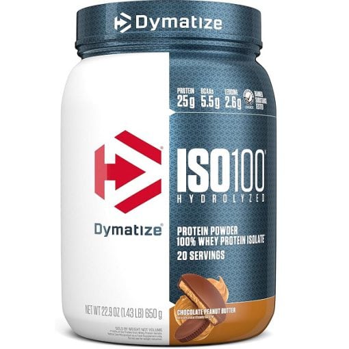 پروتئین وی ایزوله دایماتیز 20 سروینگ Dymatize ISO 100 ـ تضمین اصالت